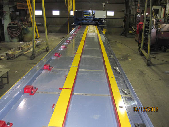 Presse à poutrelles